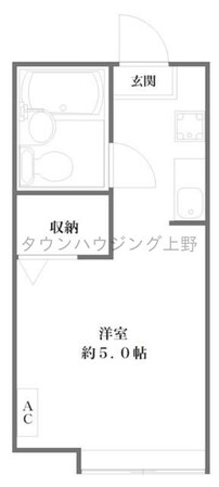 ウィング金町の物件間取画像